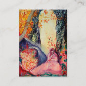 GOLDEN DREAM Yoga Instructor Meditation Zen Garden Visitekaartje (Achterkant)