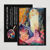 GOLDEN DREAM Yoga Meditatie Zen Garden Uitnodiging Briefkaart (Voorkant / Achterkant)