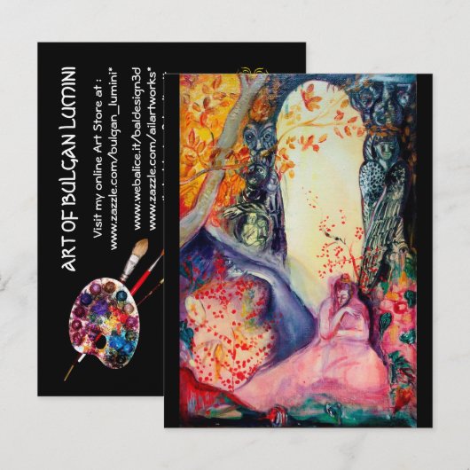 GOLDEN DREAM Yoga Meditatie Zen Garden Uitnodiging Briefkaart (Voorkant / Achterkant)