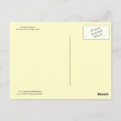 GOLDEN DREAM/Yoga Meditation Zen Garden Briefkaart (Achterkant)