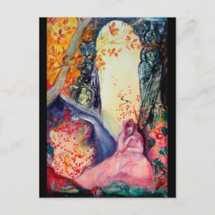 GOLDEN DREAM/Yoga Meditation Zen Garden Briefkaart