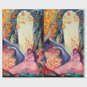 GOLDEN DREAM/Yoga Meditation Zen Garden Cadeaupapier (Vlak)