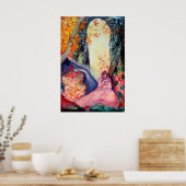 GOLDEN DREAM/Yoga Meditation Zen Garden Poster (Keuken)