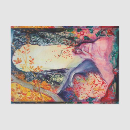 GOLDEN DREAM/Yoga Meditation Zen Garden Tissuepapier (Voorkant)