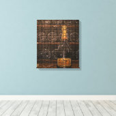 Golden Dreams 10/14 door Max Zaxster Canvas Afdruk (Insitu (Houten vloer))