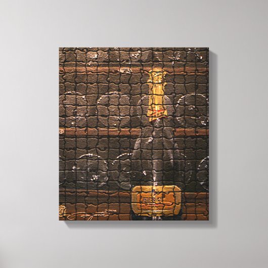 Golden Dreams 10/14 door Max Zaxster Canvas Afdruk (Voorkant)