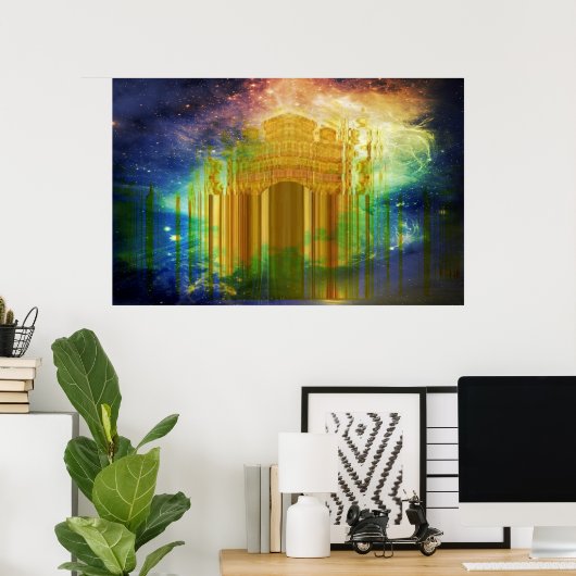 Golden Dreams Escape Poster (Thuiskantoor)