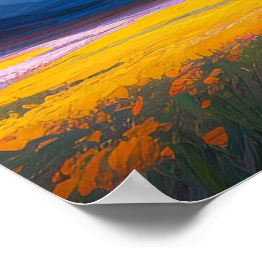 Golden Dreamweaver Beneath Mighty Skies Poster (Hoek)