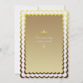 Golden Dreamweaver Castle in the Clouds Birthday Kaart (Achterkant)