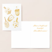 Golden Dreidels Folie Kaarten (Display)