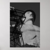 Golden Driller Statue, Tulsa, Oklahoma. 2009 Poster (Voorkant)