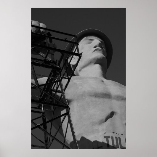 Golden Driller Statue, Tulsa, Oklahoma. 2009 Poster (Voorkant)