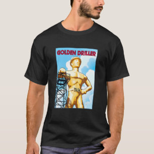 Golden Driller Tulsa Oklahoma standbeeld T-shirt