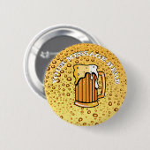 Golden druppels ronde button 5,7 cm (Voorkant /achterkant)
