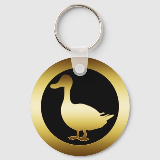 GOLDEN DUCK SLEUTELHANGER (Voorkant)