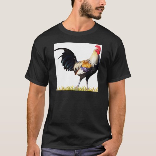 Golden Duckwing American Rooster T-shirt (Voorkant)