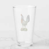 Golden Duckwing Hen Glas (Achterkant)