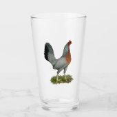 Golden Duckwing Hen Glas (Voorkant)