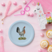 Golden Duckwing Hen Papieren Bordje (Feest)