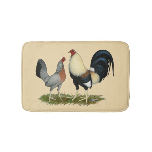 Golden Duckwing Kippen Badmat (Voorkant)