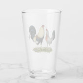 Golden Duckwing Kippen Glas (Achterkant)