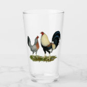 Golden Duckwing Kippen Glas (Voorkant)