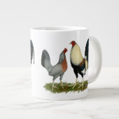 Golden Duckwing Kippen Grote Koffiekop (Voorkant rechts)