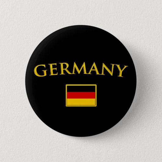 Golden Duitsland Ronde Button 5,7 Cm (Voorkant)