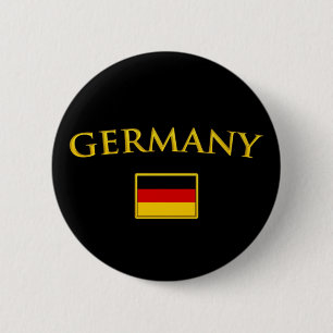 Golden Duitsland Ronde Button 5,7 Cm