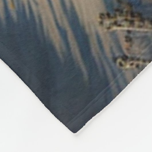 Golden Dunes Fleece Deken (Hoek)