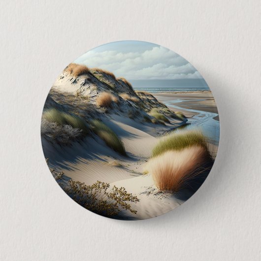 Golden Dunes Ronde Button 5,7 Cm (Voorkant)