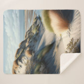 Golden Dunes Sherpa Deken (Voorkant (horizontaal))