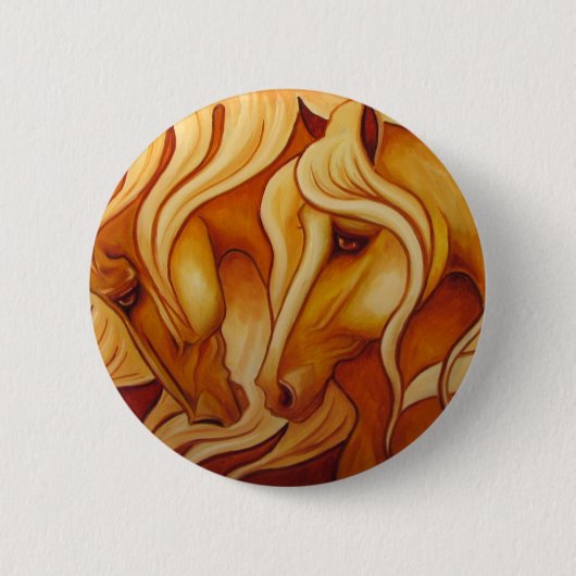 Golden Duo Ronde Button 5,7 Cm (Voorkant)