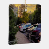 Golden Dusk City Ornament – Customizable (Rechts)