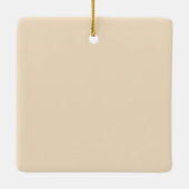 Golden Dusk City Ornament – Customizable (Achterkant)