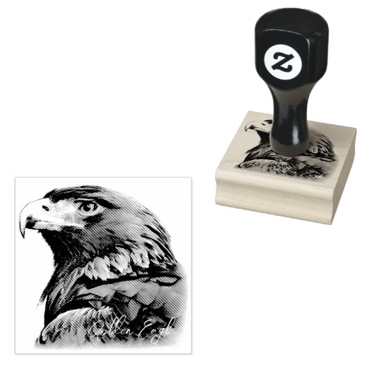 Golden Eagle ラバースタンプ Rubberstempel (Gestempeld)