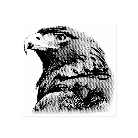 Golden Eagle ラバースタンプ Rubberstempel (Afrduk)