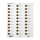 Golden Eagle 2 adreslabel Etiket (Full Sheet)