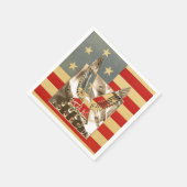 Golden Eagle American Flag Independence Day 4 juli Servet (Hoek)