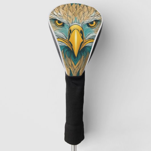 Golden Eagle Artwork Golfheadcover (Voorkant)