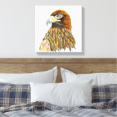 Golden Eagle Bird Waterverf Painting Canvas Afdruk (Insitu (Slaapkamer))