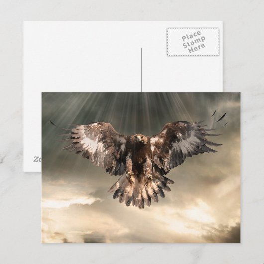 Golden Eagle Briefkaart (Voorkant / Achterkant)