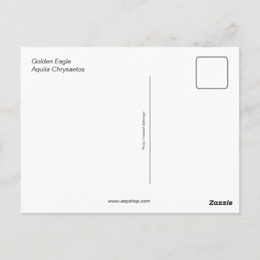 Golden Eagle Briefkaart (Achterkant)