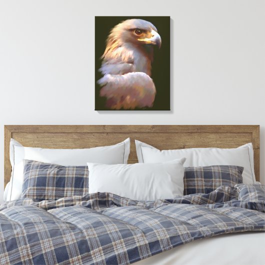 Golden Eagle Canvas Afdruk (Insitu (Slaapkamer))