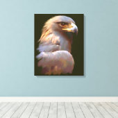 Golden Eagle Canvas Afdruk (Insitu (Houten vloer))