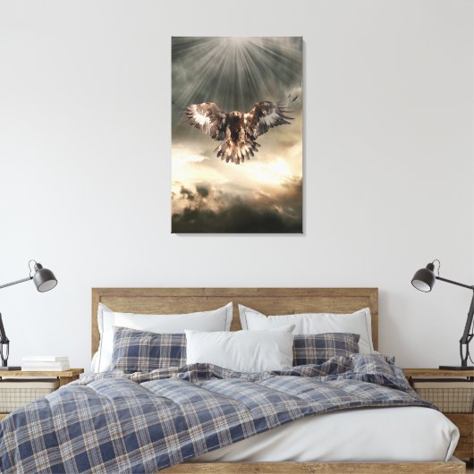 Golden Eagle Canvas Afdruk (Insitu (Slaapkamer))