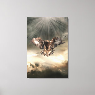 Golden Eagle Canvas Afdruk