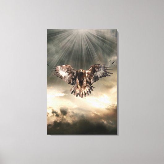 Golden Eagle Canvas Afdruk (Voorkant)