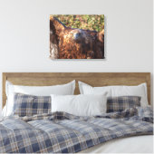 Golden eagle canvas afdruk (Insitu (Slaapkamer))