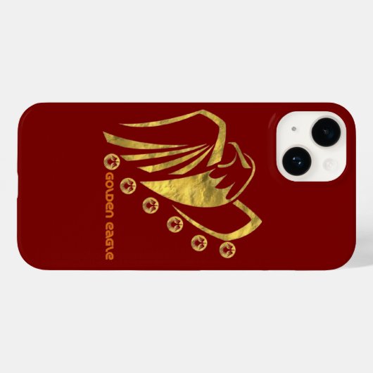 Golden eagle Case-Mate iPhone case (Achterkant (horizontaal))